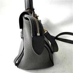 Celine Micro Belt Bag Gray Leather Handbag Shoulder Crossbody